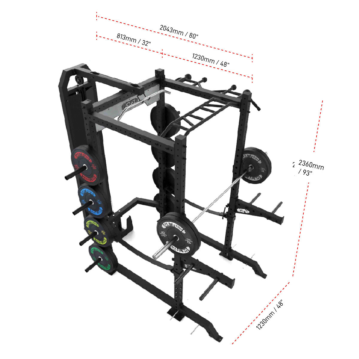 4-Post Builder® Power Rack (4' Depth)