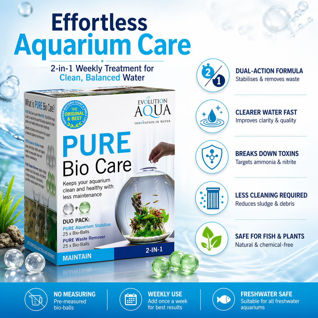 Evolution Aqua PURE Bio Balls - Water Treatment for Clear Water & Waste Removal