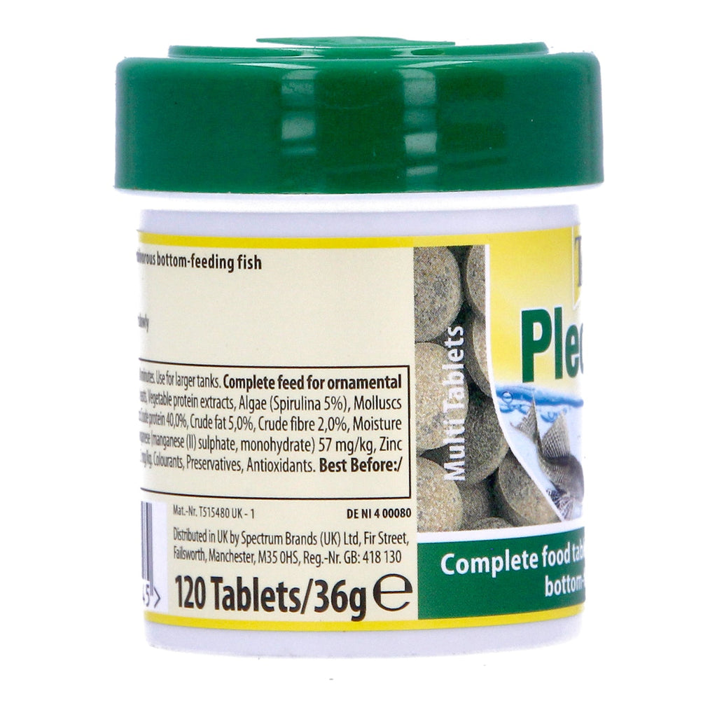 Tetra Plecomin Bottom Feeding Fish Food 120 Tablets