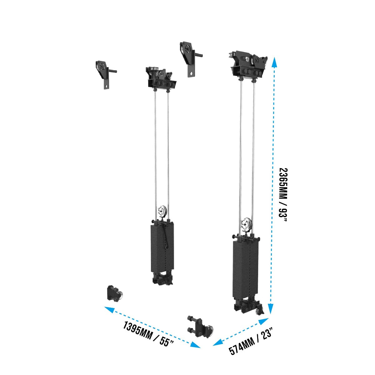 RX3 Weight Stack Attachment Set for 92" Upright