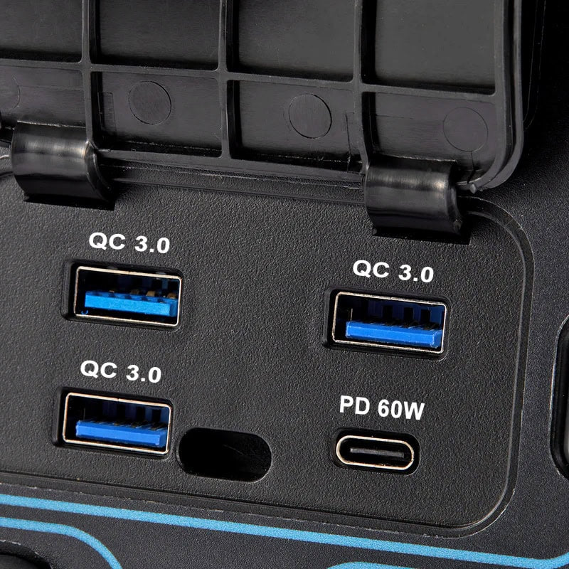 KickAss KickCharge DC500 Lithium Power Station - 512Wh, 40Ah @ 12.8V