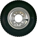 Maypole 6810 Spare Trailer Wheel & Tyre Small 350mm x 8'' - Silver/Black - Kazoop 