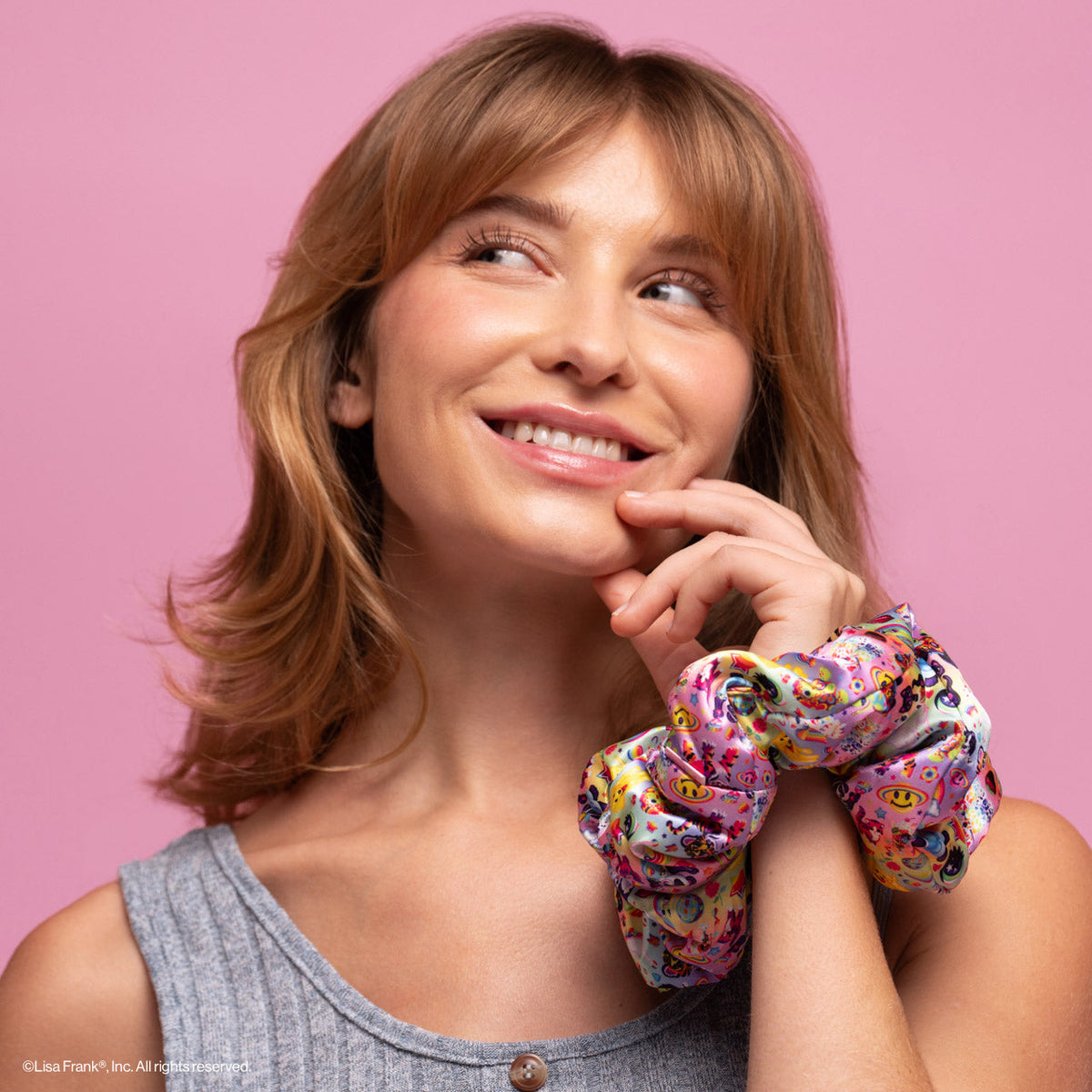 Lisa Frank x Kitsch Satin Pillow Scrunchies® in The Fantastic World of Lisa Frank