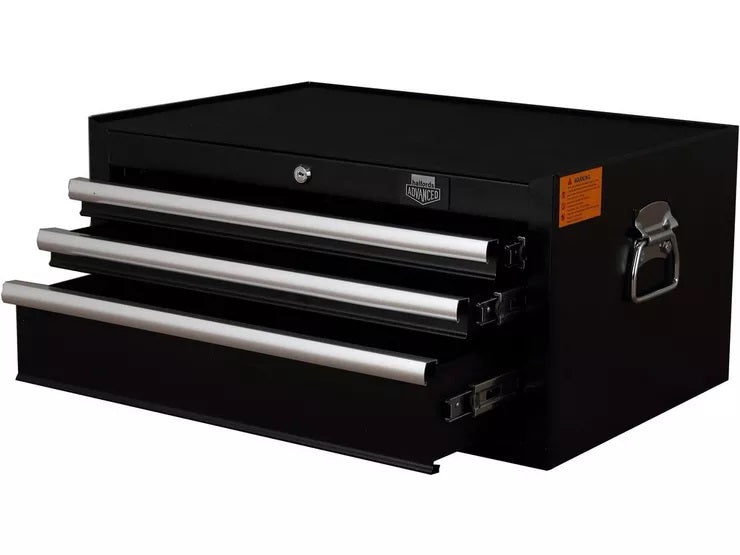 Halfords Advanced Soft Close 3 Drawer Middle Chest - Black