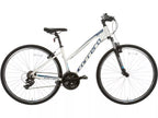 Carrera Crossfire 1 V-Brake 21 Speed Womens Hybrid Bike - Medium 18" - White