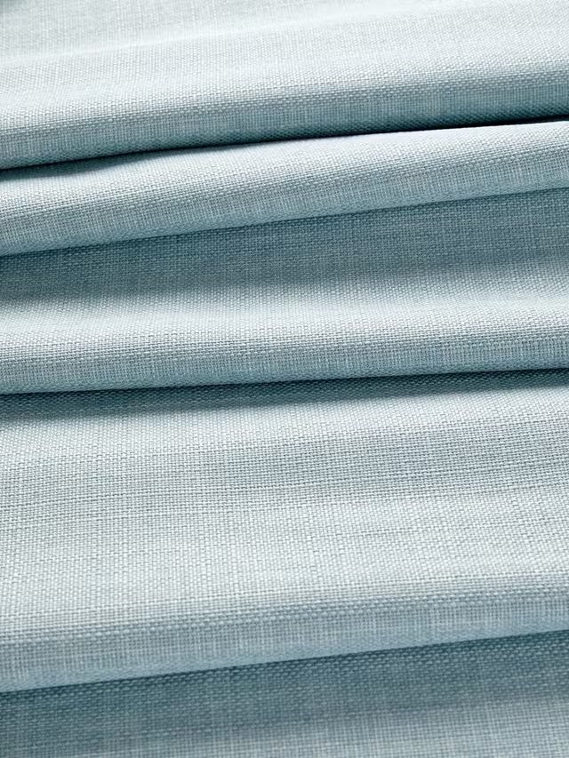 John Lewis Textured Thermal Pencil Pleat Curtains 228 x 228cm - Duck Egg