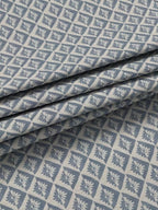 John Lewis Jaya Pair Lined Pencil Pleat Curtains W167 x D137cm - Lake Blue