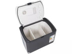 Halfords 40 Litre Mains & 12V/24V Portable Camping Electric Coolbox - Grey