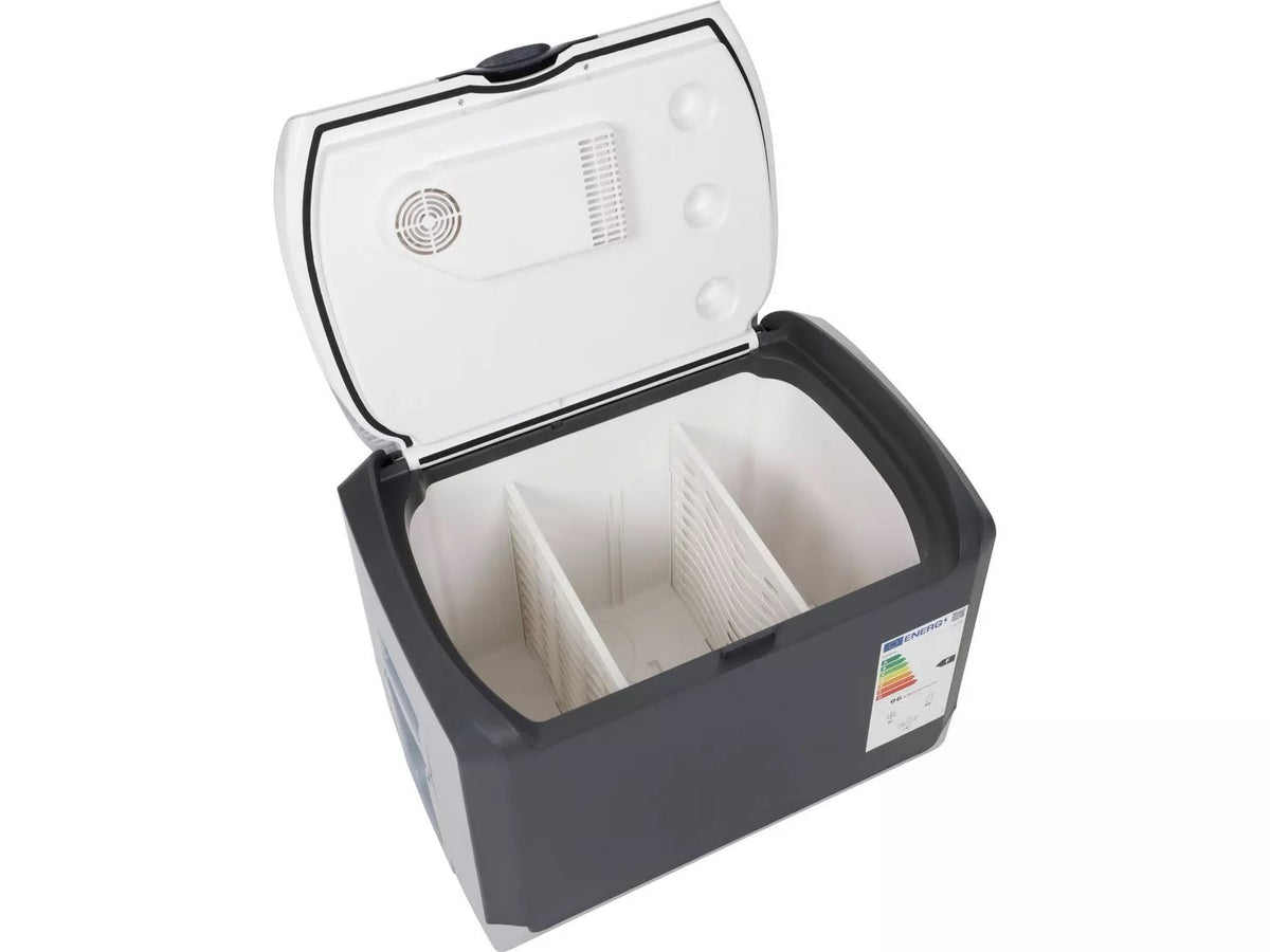 Halfords 40 Litre Mains & 12V/24V Portable Camping Electric Coolbox - Grey
