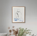 Brookpace Lascelles Anna Bulow 'Zen' Framed Print & Mount 75 x 55cm - Grey