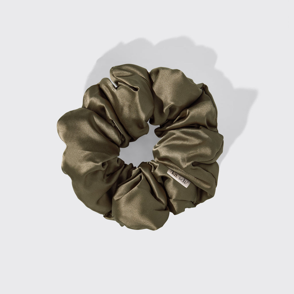 Black Satin Pillow Scrunchies®