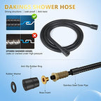6 Spray Modes High Pressure Handheld Showerhead Set Upgraded - color: Matte Black