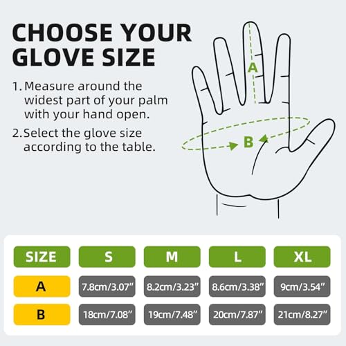 Schwer 6 Pairs A2 Cut Resistant Work Gloves, Ultra Durable, LT5636, L - size: Large