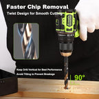 29PCS Metal Drill Bit Set, M2 Twist Drill Bits with Case