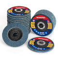 WORKPRO 20-Pack Zirconia Flap Discs, 4-1/2" x 7/8", T29, 40 Grit - style: 40 Grit