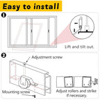 8 Pcs Spring Tension Screen Door Roller Fit for B638, B687 and B639 - color: 8 Pcs
