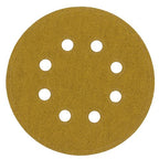 5-Inch 8-Hole Hook and Loop Sanding Discs, Orbital Sander Sandpaper Discs, 100 Pieces Round Sandpaper Set, 180 Grit - size: 180-Grit