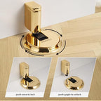 PANALI Magnetic Door Stopper, Windproof Door Stop, 1 Pack - color: Bright Gold