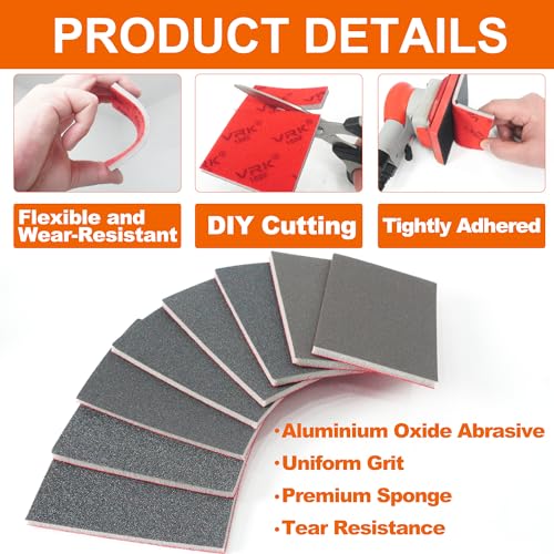 28 Pcs 2000 Grit Sanding Sponge Soft Foam Hand Sanding Blocks - style: 2000 Grit 28PCS