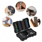 NAWIN Impact Driver Bit Set,45 Piece Screwdriver Bit Set,Impact Tough Screwdriving Bit Set (Black) - style: 45-Pc. Set