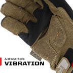 Mechanix Wear M-Pact Touchscreen Work Gloves Brown X-Large - color: Brown, size: X-Large