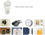 60PCS Concrete Wall Hooks，Picture Hanging， Powerful Hardwall Drywall Hooks Non-Trace Hanging for Picture Photo Frame Clock (S) - size: Small