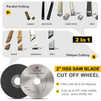 SI FANG Mini Miter Cut-Off Chop Saw Arrow Cutter Miniature Compound-Cutting