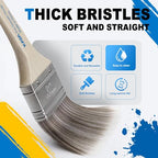KATA 36PC Painters Pyramid Stands with 3 Paint Brushes for Cabinet Doors - color: Painter's Pyramids+3 Brushes Blue