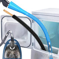 Sealegend 2 PCS Dryer Vent Cleaner Kit, Dryer Lint Vacuum Attachment&Brush - color: Blue