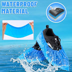 Disposable Shoe Covers, Waterproof Non Slip Booties, 100 Pack