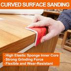 28 Pcs 800-1000 Grit Sanding Sponge Soft Foam Hand Sanding Blocks - style: 800-1000 Grit 28PCS