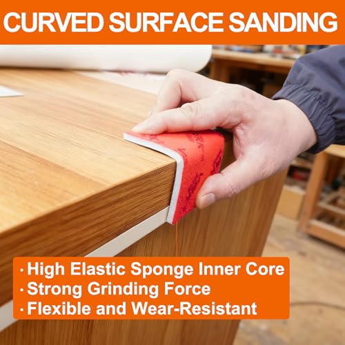 28 Pcs 2500 Grit Sanding Sponge Soft Foam Hand Sanding Blocks - style: 2500 Grit 28PCS