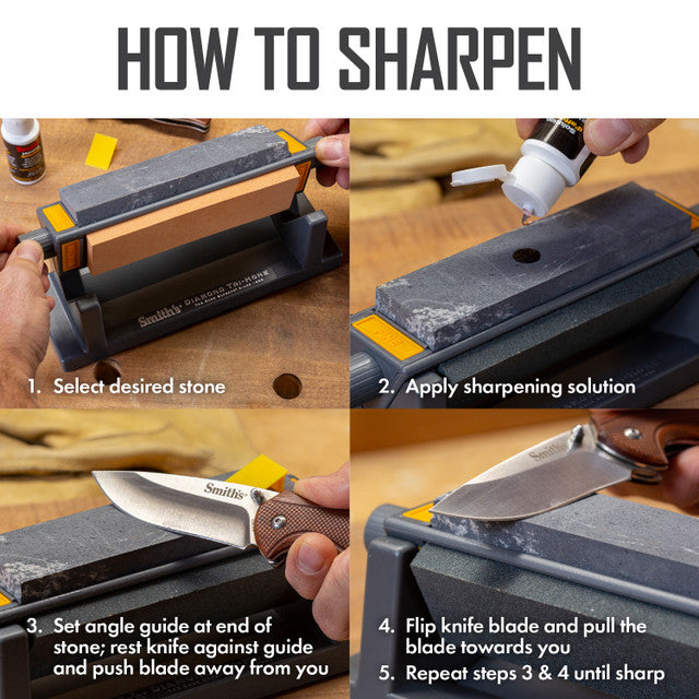 Smith's Tri Hone 3 Sided Sharpener System