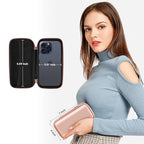 iMangoo Travel Essential Electronics Organizer Charger Case Carrying Pouch - color: Rose Gold, size: Small