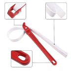 3 PCS 12 Inch Multi-Purpose Strap Wrench, Adjustable Nylon Pipe Opener, Double Layered Thickened Strap for Oil Filter