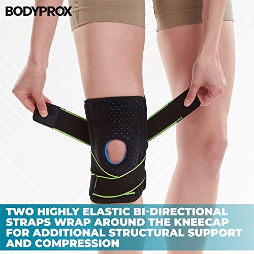 Bodyprox Knee Brace with Side Stabilizers & Patella Gel Pads for Knee Support - size: X-Large