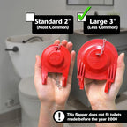 Korky Large 3-Inch, 2X Long-Life Premium Toilet Flapper - size: 3 in.