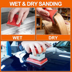 28 Pcs 800-1000 Grit Sanding Sponge Soft Foam Hand Sanding Blocks - style: 800-1000 Grit 28PCS