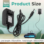 2 Pcs 21V Charger Compatible with Saker Mini Chainsaw Battery SK1804D