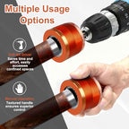 1" Metal Copper Pipe Cleaner Set with 1/4 Hex Shank, Replaceable Brush, Each Set Additional 3Pcs Replaceable Blades for Cleaning Rust, Stains, Paint on Copper Pipes and Various Metal Pipes - size: 1"