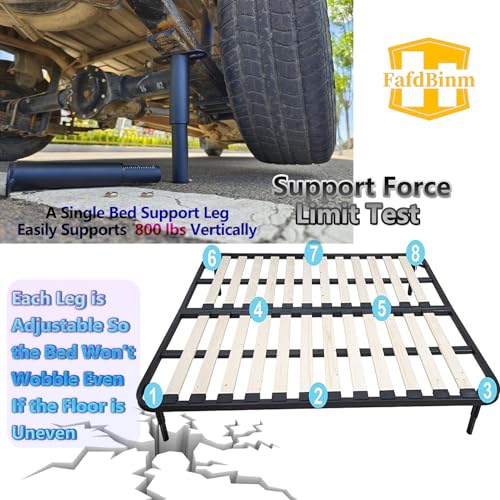 7-12.5.5in Bed Support Legs for Bed Frame Support,Slat Support 4PC - size: 4pcs (7-12.5 in Adjustable)
