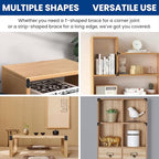 22 Pack Stainless Steel Fixing Flat Bracket Set