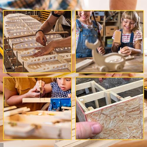 120Pcs 1/8 Inch Balsa Wood Sticks - size: 12" X 1/8" X 1/8" 120pcs