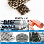 3/8 Inch HSS Twist Drill Bits 5Pcs, HPHOPE 3/8" Jobber Drill Bits Set, Straight Round Shank, Suitable for Drilling in Hard Metal, Stainless Steel, Cast Iron - size: 3/8 Inch, 5Pcs