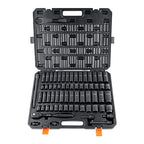 VEVOR 1/2" Drive Impact Socket Set 65 Piece, 3/8" to 1-1/4" and 10-24mm - size: 1/2" 65 PCS
