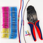 220Pcs Butt Terminal Connector Electrical Heat Shrink Wire Connector - size: 220pcs-butt connector