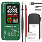 Digital Multimeter Infrared Thermometer Rechargeable Smart Voltmeter 9999 Counts Electrical Current Tester Capacitance, High/Low Voltage Diode Tester for LED Automotive Electrician Electronic