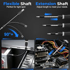 STREBITO 153 in 1 Small Magnetic Screwdriver Set, Precision Screwdriver set - color: Grey