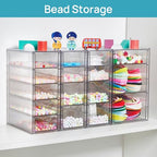 Vtopmart 4 Set Acrylic Desk Organizer with 16 Drawers for Office, Makeup - style: B