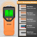 Stud Finder Wall Scanner - 5 in 1 Stud Finder Tool w/Smart Chip and HD LCD Display, Stud Detector Beam Finders for the Center and Edge of Wood AC Wire Metal Studs Joist Pipe (Onion) - color: Onion